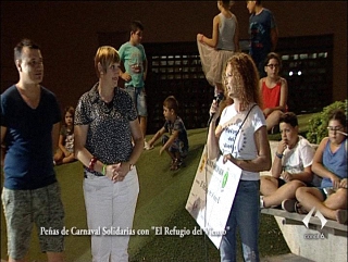 Peñas de Carnaval solidarias con Refugio del Viento